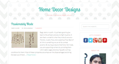 Desktop Screenshot of homedecordesigns.com