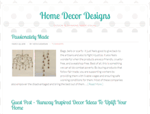 Tablet Screenshot of homedecordesigns.com